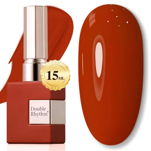 Miniatura 41 de Double Rhythm 15ml de esmalte de uñas en gel, color puro, mismo color, misma botella, esmalte de uñas de remoción para arte de manicura en salón