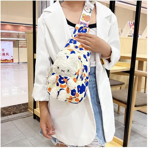 Miniatura 2 de Hiflyer Mochila para niños, mochila kawaii para niños, bolsa de viaje para niños, bolsa de pecho, bolsa cruzada para niños, mini mochila para niñas