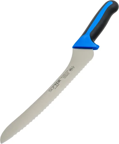 Miniatura 3 de Winco Sof-Tek, Cuchillo Utilitario/Para Pan de 9 Pulgadas con Desplazamiento, Mango de Agarre Suave Estándar