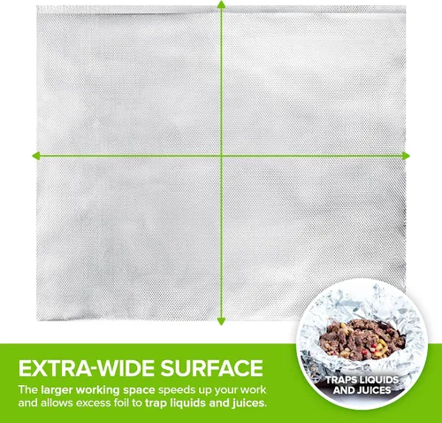 Miniatura 5 de 200 hojas de papel de aluminio precortadas para delicatessen - Hojas emergentes de 9 pulgadas para restaurante, cubiertas desechables para alimentos