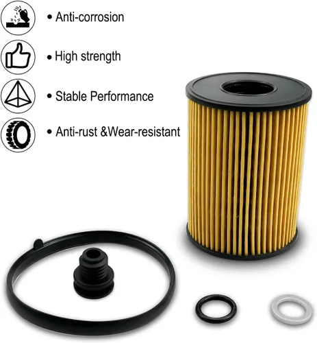 Miniatura 3 de Paquete de 3 filtros de aceite de repuesto 26350-2S000 21513-23001 para Hyundai Sonata Tucson Kia K5 Sorento Telluride 2.5L 2020 2021 2022