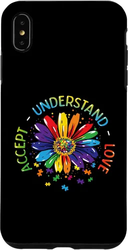 Miniatura 7 de Funda para iPhone 11 con diseño de flores ASD y arcoíris para concienciación sobre el autismo