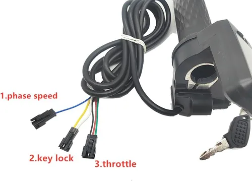 Miniatura 5 de Acelerador eléctrico Scooter E-Bike Control de velocidad Acelerador de acelerador puede acelerar kilometraje Display 36V 48V 60V 72V Universal