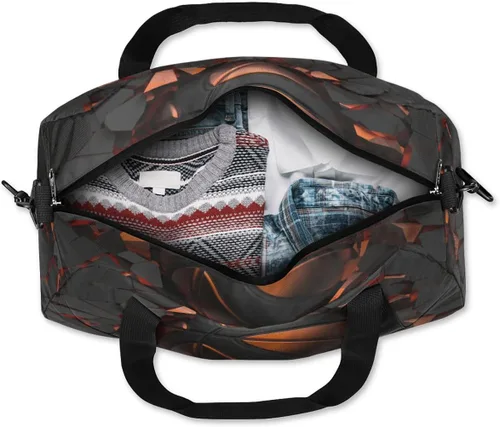 Miniatura 7 de Bolsa de lona ligera para niños, bolsa deportiva de gimnasio para niños y niñas, pequeña bolsa de viaje para baile, bolsa de mano para fiestas