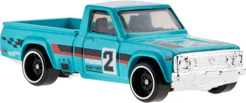 Miniatura 5 de Hot Wheels Paquete de 10, juego de 10 camiones de juguete a escala 1:64, mezcla de camionetas con licencia oficial y sin licencia, rescate o semi