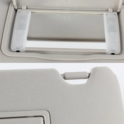 Miniatura 5 de PEVEST Visera Solar con Luces y Espejo LH Lado del Conductor - Interior Gris Platino para Honda HR-V EX-L/EX/LX/Sport 2016-2022 Reemplaza