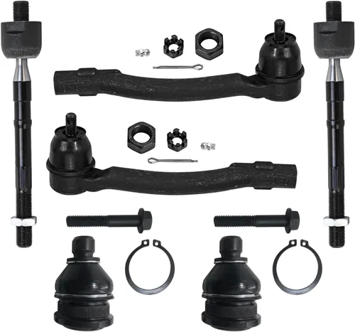 Miniatura 188 de Detroit Axle – Kit de suspensión delantera para Hyundai 2013-2018 Santa Fe 2 enlaces de barra de estabilizador 4 varillas de amarre interiores