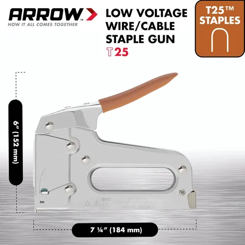 Miniatura 3 de Arrow Fastener T25 - engrapadora de cables.