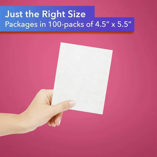 Miniatura 2 de Hojas de papel encerado retorcidas para alimentos (100) – Envolturas de caramelo rectangulares antiadherentes – Papel de pastelería semitranslúcido