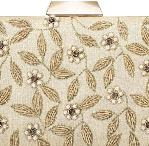 Miniatura 6 de Aheli Bolsos de mano indios para mujer, bolsos de noche hechos a mano para boda, fiesta nupcial