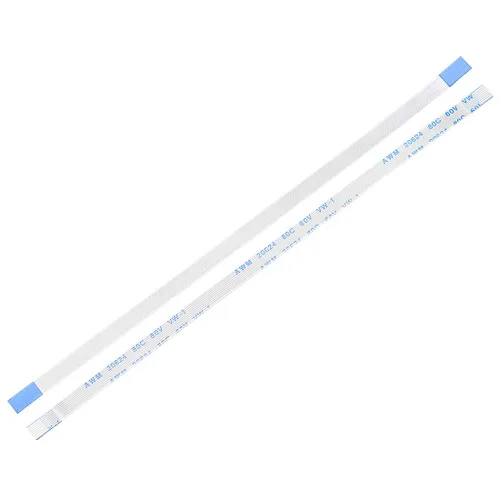 Miniatura 43 de uxcell Cable plano flexible, 10 pines de 0.020 in de paso de 5.906 in FPC FFC cable de cinta flexible para TV LCD, reproductor de DVD, laptop, 5