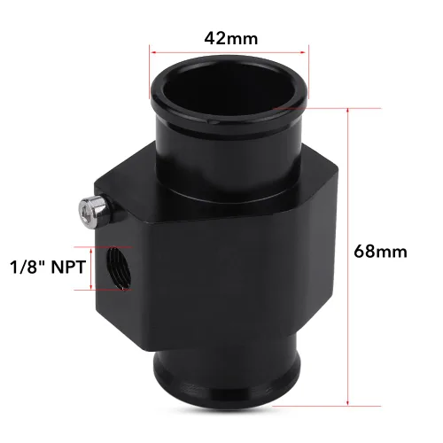 Miniatura 2 de Radiador de motor en línea refrigerante manguera de aceite de agua y aceite de 1/8 pulgadas NPT ventilador eléctrico unidad de envío de temperatura