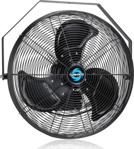 Miniatura 14 de Tornado Ventilador de pared industrial de metal resistente al agua de 18 pulgadas para exteriores, con clasificación IPX4, ventilador de pared