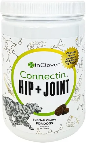 Miniatura 14 de InClover Connectin Suplemento natural para cadera y articulaciones para gatos con glucosamina, condroitina y ácido hialurónico, polvo
