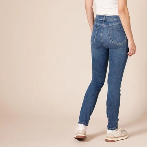 Miniatura 3 de Tienda Essentials Jeans ajustados de talle alto para mujer