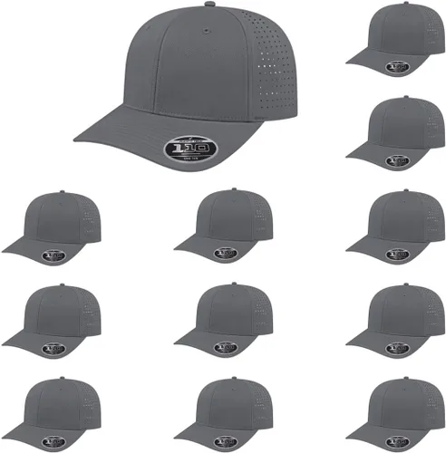 Miniatura 52 de Cap America i8533 Flexfit 110 Gorra Snapback Perforada de Rendimiento de Perfil Medio de 6 Paneles con Protección UV y Snapback Ajustable