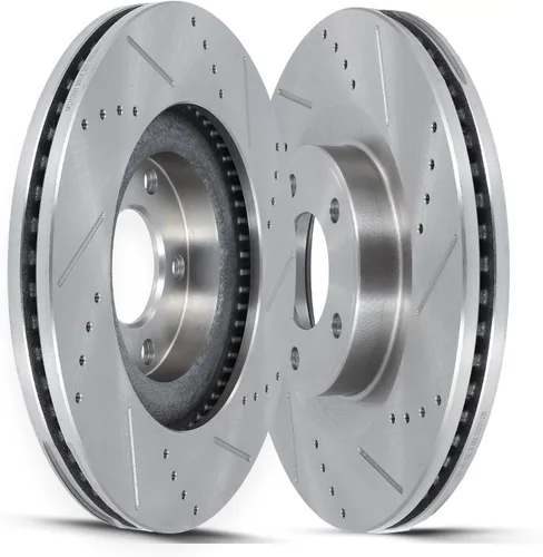 Miniatura 27 de SCITOO Rear Brake Rotors For Honda For CR-V 2002-2004 Drilled & Slotted Disc Brakes Rotors Replacement:31304