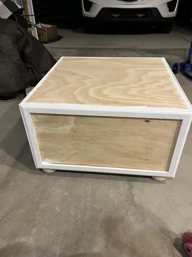 Miniatura 6 de Mysummer 4 patas redondas blancas para sofá de madera, patas de madera maciza para armario, sofá, otomano, soporte de TV, sofá biplaza (sin terminar)