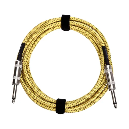 Miniatura 9 de Amazon Basics TS - Cable recto para instrumentos de 1/4 de pulgada para guitarra eléctrica, bajo y teclado con blindaje antiruido, 10 pies