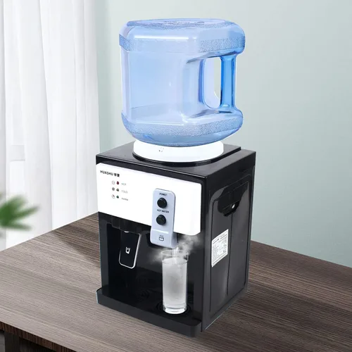 Miniatura 10 de Dispensador de agua fría y caliente para botella de 5 galones, máquina eléctrica de agua potable para encimera de carga superior, dispensador