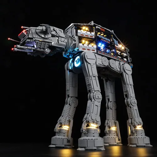 Miniatura 6 de Kyglaring Kit de luces LED compatible con Lego Set 75313, accesorios de iluminación compatibles con el modelo Star Wars at-at 75313, solo luces