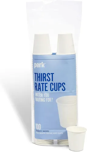 Miniatura 14 de Perk Vasos calientes de papel de 3 onzas, 1,000 tazas de café desechables a granel para expreso, muestras y bebidas calientes, color blanco