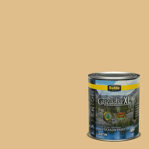 Miniatura 144 de Rodda Paint CASCADIA XL Pintura e imprimación satinada exterior en uno, cuarto de galón, otoño niño