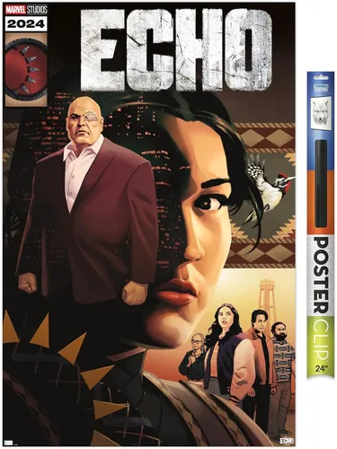 Miniatura 15 de Trends International Marvel Echo - Póster de pared con portada de cómic, 22.4 pulgadas de largo x 14.7 W, versión premium sin marco