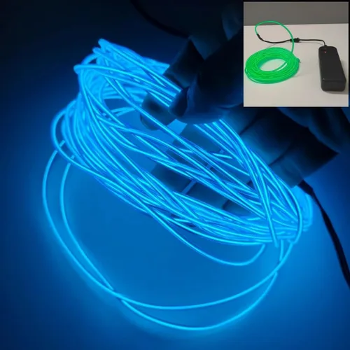 Miniatura 18 de Tira de luces LED de 360° – con opciones de alimentación de batería/USB – Luces LED flexibles para dormitorio, decoración del hogar, diseños