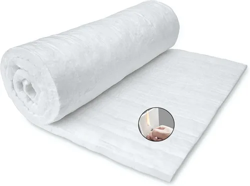 Miniatura 8 de Manta de fibra cerámica de 32" x 24" x 1" (gruesa) con aislamiento ignífugo deflector clasificada para 2400°F, resistencia a altas temperaturas