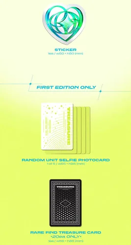 Miniatura 3 de ( PHOTO BOOK Ver. ) TREASURE THE SECOND STEP : CHAPTER TWO 2nd Mini Album ( LIGHT GREEN + DEEP BLUE - 2 Ver Full Set )+1ea Folded Poster(First Press