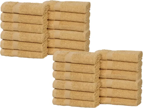 Miniatura 81 de Superior Juego de toallas surtidas de algodón de 6 piezas, incluye 2 toallas faciales, 2 manos y 2 toallas de baño, esenciales ligeros