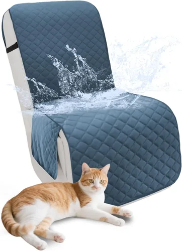 Miniatura 12 de Fundas para sofá modular reclinable, de terciopelo en forma de L, funda de consola central para perros y mascotas, lavable antideslizante, 1 funda