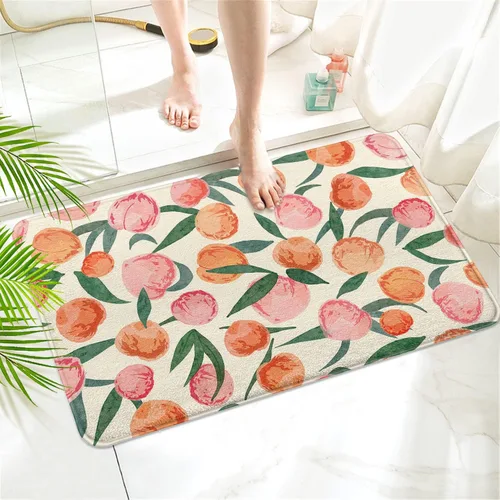 Miniatura 17 de Alfombra Tapete de Baño Abstracta Boho de Mediados de Siglo - Alfombra de Baño de Goma Antideslizante Absorbente Suave para Bañera Ducha Lavabos