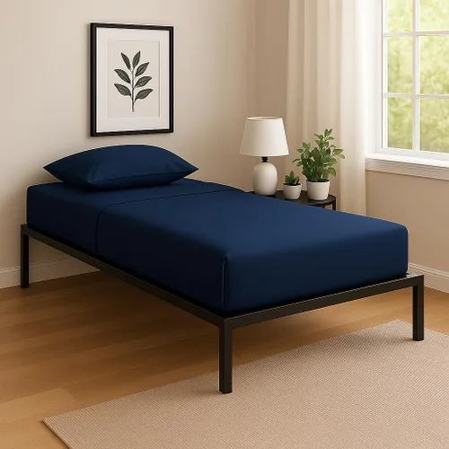 Miniatura 14 de Mattress-Homes Juego de sábanas de lujo de algodón egipcio para cuna, 4 piezas, sábanas bajeras de 8 pulgadas de profundidad para 25 x 75 pulgadas