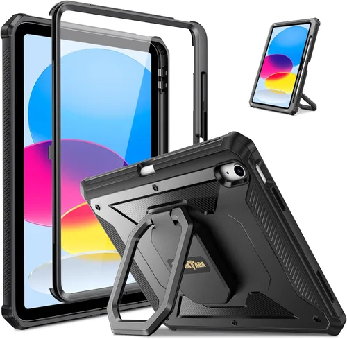 Funda Fintie para iPad (A16) 11ª Generación 11 Pulgadas (2025), iPad 10ª Generación 10.9 Pulgadas - [Tuatara Magic Ring] Funda Resistente y a Prueba