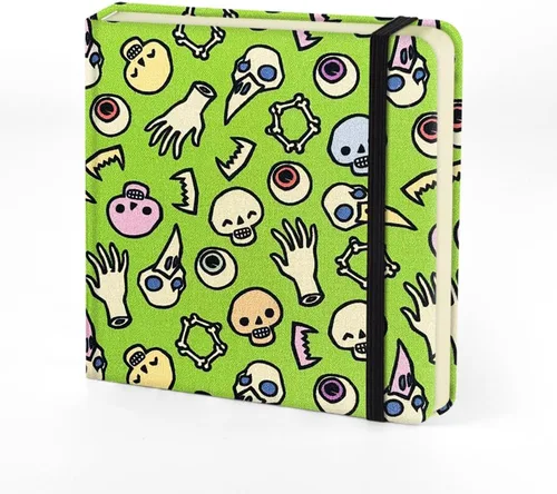 Miniatura 37 de Mifuner Cuadernos Mini de 5x5, 80gsm, Páginas en Blanco, Cuadernos de Bocetos, Diario de Viajes, Cuaderno de Bolsillo, Tapa Dura, Cuaderno