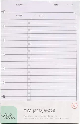 Miniatura 15 de Talia - Repuestos para cuaderno de espiral (páginas punteadas, Junior (5.5 x 8.5 pulgadas))