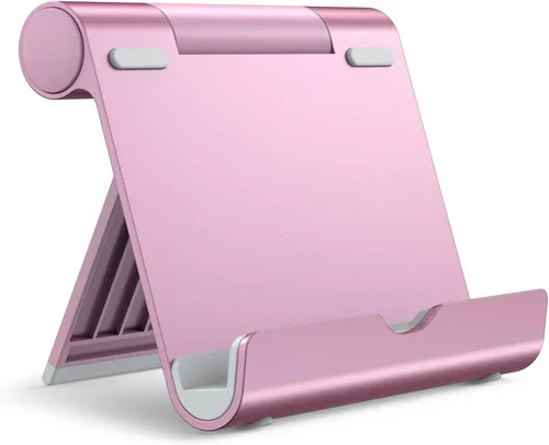 Miniatura 10 de JETech Soporte para Tablet, Soporte de Escritorio Portátil Ajustable, Base Plegable para iPad/iPad Pro/Air/Mini, Galaxy Tab A8/A7 Lite/A7/S8/S7