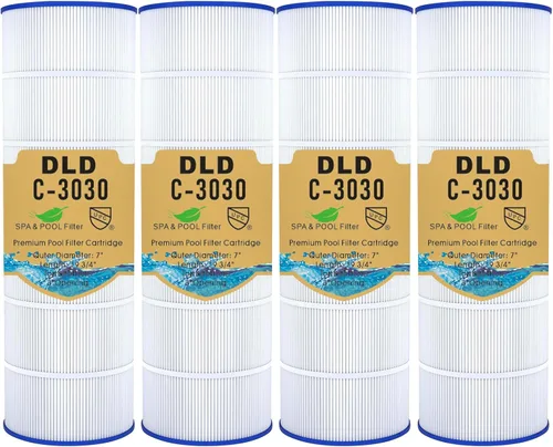 DLD Cartucho de filtro de piscina C3030 de repuesto Hayward SwimClear C3030, C3020, C3025, Reemplazar Pleatco PA81, Hayward CX580XRE, Unicel C-7483L