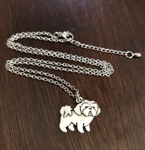 Miniatura 7 de Lhasa Apso Shih Tzu - Collar para perro – Cadena de acero inoxidable soldada ajustable – Regalo de condolencias por pérdida de mascotas