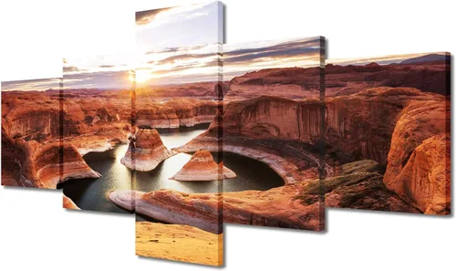 Miniatura 37 de Obra de arte para las paredes del hogar, póster del Parque Nacional del Arrecife Capitolio, impresiones sobre lienzo, imágenes de Utah, Estados