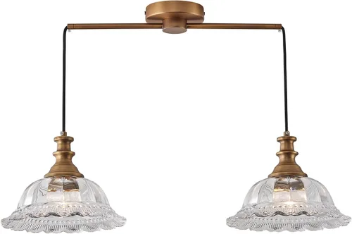 Miniatura 10 de HDDFL Lámparas Colgantes de Vidrio Modernas Accesorios de Iluminación Colgante Lámpara Colgante Acabado Cepillado Accesorio de Luz Colgante