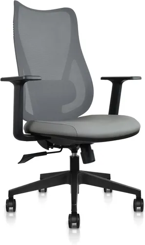 Miniatura 10 de 2xhome Silla de oficina ergonómica Silla de escritorio de malla de respaldo alto Soporte lumbar ajustable de inclinación reclinable Asiento