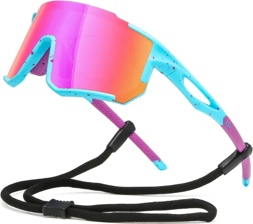 Miniatura 12 de Gafas de Sol Polarizadas para Ciclismo para Hombres y Mujeres con Protección UV con Clip para Miopía para Béisbol, Ciclismo, Carrera, MTB
