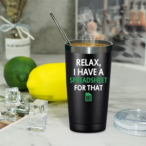 Miniatura 7 de Fufandi Regalos para Jefes para Hombres, Regalo de Contador - Regalo del Día del Jefe Navidad Cumpleaños para Jefes Masculinos, Gerente, Él - Vaso