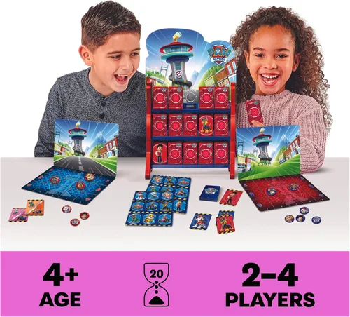 Miniatura 3 de Spin Master Games Patrulla Canina, juegos HQ Juegos de mesa para niños Damas Tic Tac Toe Memory Match Bingo Go Fish Juegos de cartas de Paw Patrol