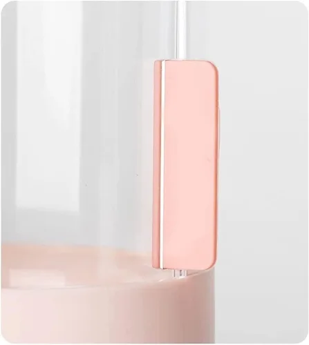 Miniatura 5 de Makeup Acrylic Makeup Brush Storage Box Dressing Table Desktop Cosmetic Portable Storage Organizer(Pink)