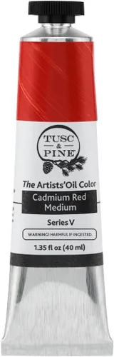Miniatura 161 de Tusc & Pine Pintura al óleo Artist – Alizarin Crimson, 1.4 fl oz, sin amarilleo, consistencia rica y cremosa, carga máxima de pigmento, pinturas al