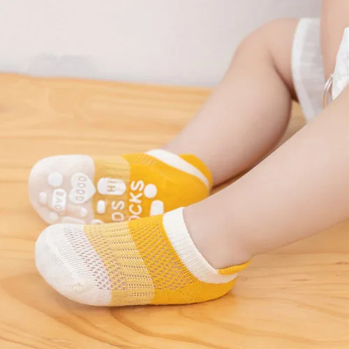 Miniatura 5 de Calcetines antideslizantes de algodón para bebés y niñas pequeñas